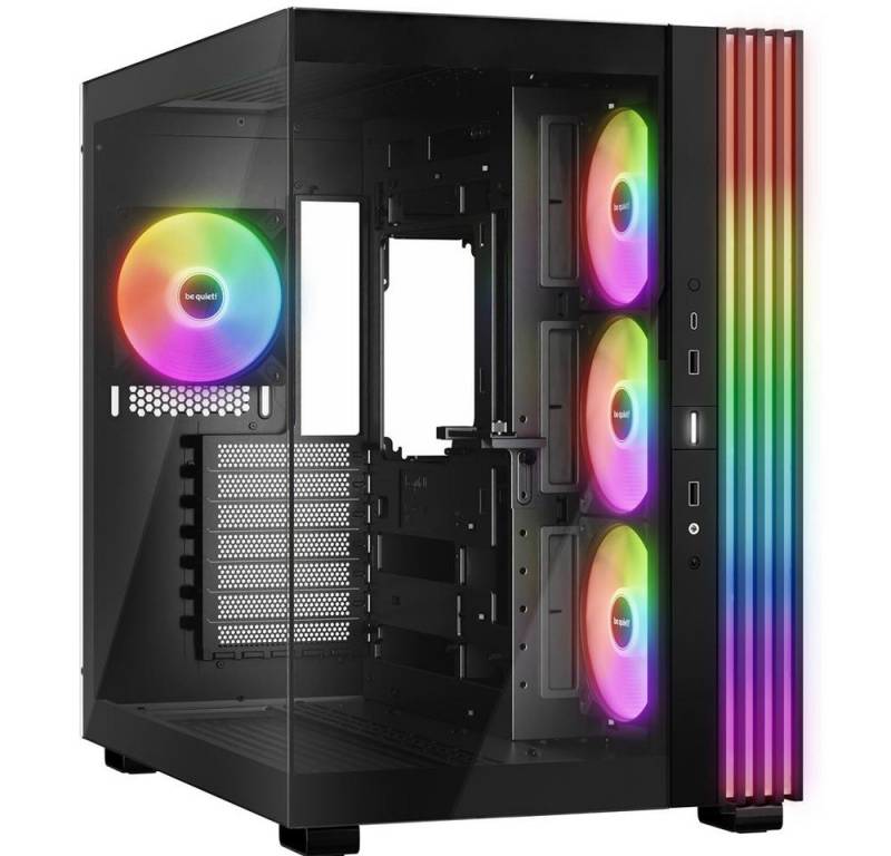 be quiet! PC-Gehäuse Light Base 600 LX Black, atemberaubender Panorama-Blick Show Case von be quiet!