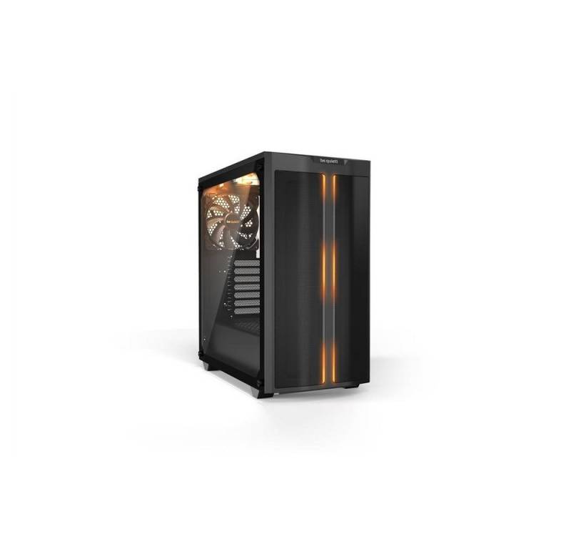 be quiet! PC-Gehäuse Pure Base 500DX Black, BGW37, Midi, ARGB LED, 2 Pure Wings 2 140mm Lüfter Temperglas schwarz von be quiet!