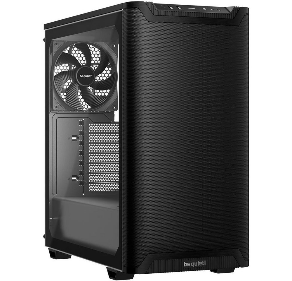 be quiet! PC-Gehäuse Pure Base 501 Airflow Window Black, 2 vorinstallierte Pure Wings 3 140mm PWM-Lüfter be quiet! PC-Gehäuse Pure Base 501 Airflow Window Black, 2 vorinstallierte Pure Wings 3 140mm PWM-Lüfter von be quiet!