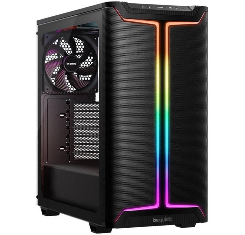 be quiet! PC-Gehäuse Pure Base 501 DX Black, 3 vorinstallierte Pure Wings 3 140mm PWM-Lüfter von be quiet!
