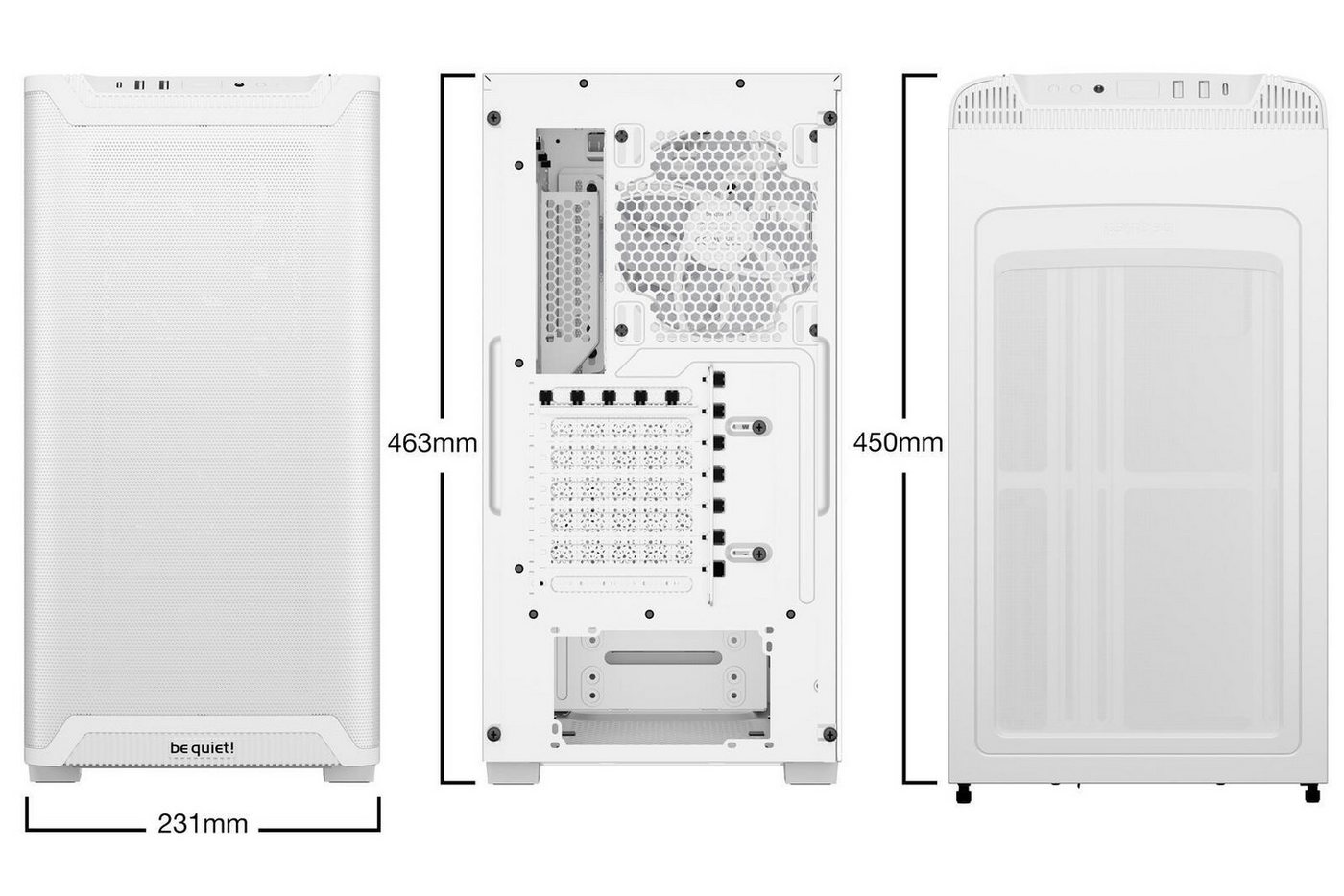 be quiet! PC-Gehäuse Pure Base 501 LX White be quiet! PC-Gehäuse Pure Base 501 LX White von be quiet!