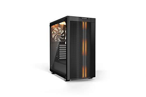 be quiet! Pure Base 500DX Black PC-Gehäuse, 3X Pure Wings 2 Lüfter, ARGB LEDs, Radiatoren bis 360mm, Seitenfenster aus Temperglas, BGW37 von be quiet!