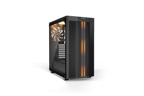 be quiet! Pure Base 500DX Black PC-Gehäuse, 3X Pure Wings 2 Lüfter, ARGB LEDs, Radiatoren bis 360mm, Seitenfenster aus Temperglas von be quiet!