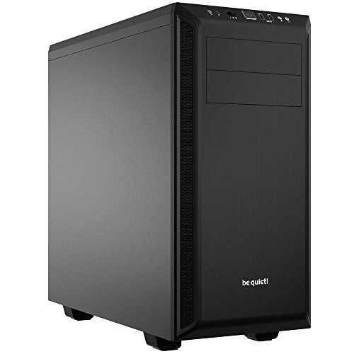 be quiet! Pure Base 600 Black PC-Gehäuse, 2X Pure Wings 2 Lüfter, Radiatoren bis 360mm, 3-stufige Lüftersteuerung, BG021 von be quiet!