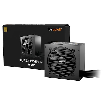 be quiet! Pure Power 12 650 Watt Netzteil 80+ Gold ATX 3.1 PCIe 5.1 be quiet! Pure Power 12 650 Watt Netzteil 80+ Gold ATX 3.1 PCIe 5.1 von be quiet!