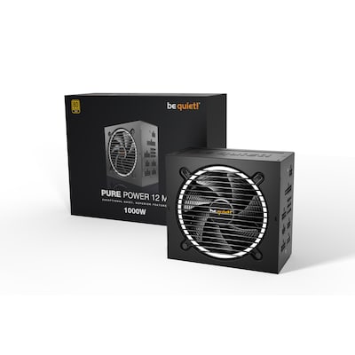 be quiet! Pure Power 12 M 1000 Watt Netzteil 80+ Gold ATX 3.1 PCIe5.1 modular von be quiet!