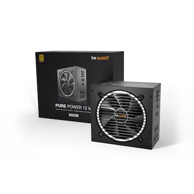 be quiet! Pure Power 12 M 550 Watt Netzteil 80+ Gold ATX 3.1 PCIe5.1 modular von be quiet!