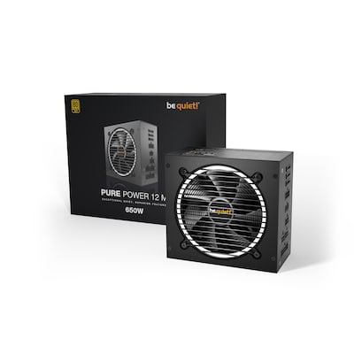 be quiet! Pure Power 12 M 650 Watt Netzteil 80+ Gold ATX 3.1 PCIe5.1 modular von be quiet!