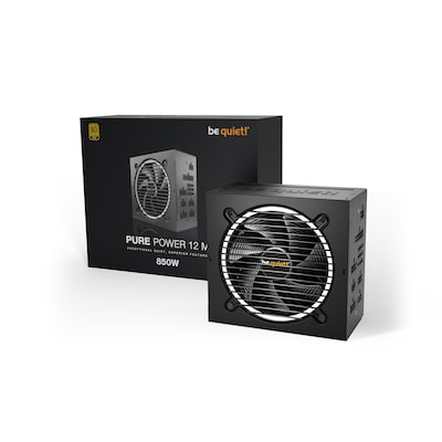 be quiet! Pure Power 12 M 850 Watt Netzteil 80+ Gold ATX 3.0 PCIe5.0 modular von be quiet!