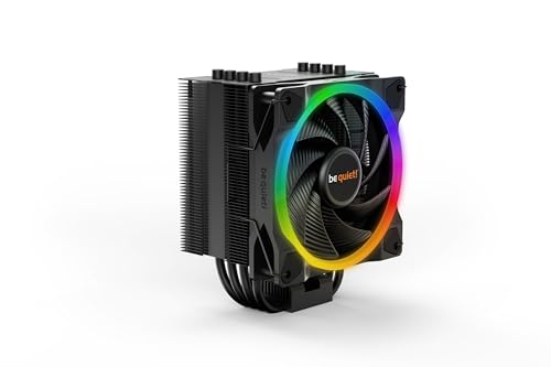 be quiet! Pure Rock 2 FX Black, CPU Kühler, 150W TDP, Light Wings 120mm PWM high-speed mit ARGB-Beleuchtung, 4 6mm Heatpipes, asymmetrisches Design, Single Tower, BK033 be quiet! Pure Rock 2 FX Black, CPU Kühler, 150W TDP, Light Wings 120mm PWM high-speed mit ARGB-Beleuchtung, 4 6mm Heatpipes, asymmetrisches Design, Single Tower, BK033 von be quiet!