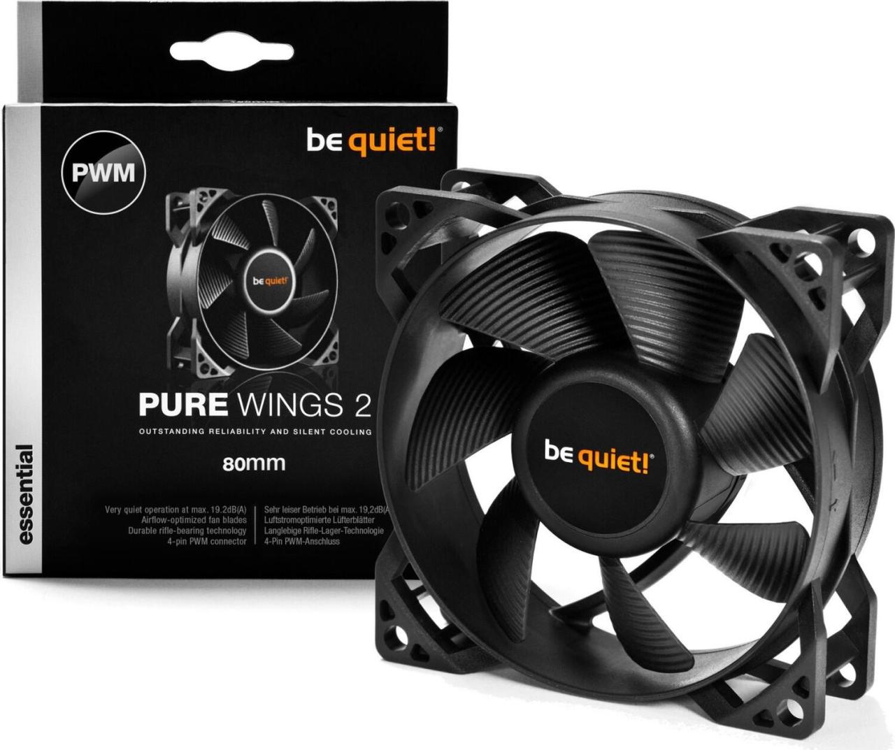 be quiet Pure Wings 2 PWM, 80 mm von be quiet