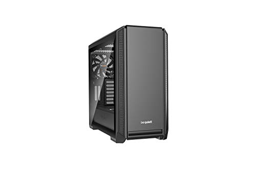 be quiet! Silent Base 601 Window Black PC-Gehäuse, 2X Pure Wings 2 140mm Lüfter, bis 360mm Radiator, E-ATX Mainboard kompatibel, BGW26 von be quiet!