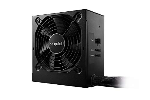 be quiet! System Power 9 400W cm PC-Netzteil | 80 Plus Bronze Effizienz | ATX | mit Kabelmanagement | Schwarz | BN300 von be quiet!