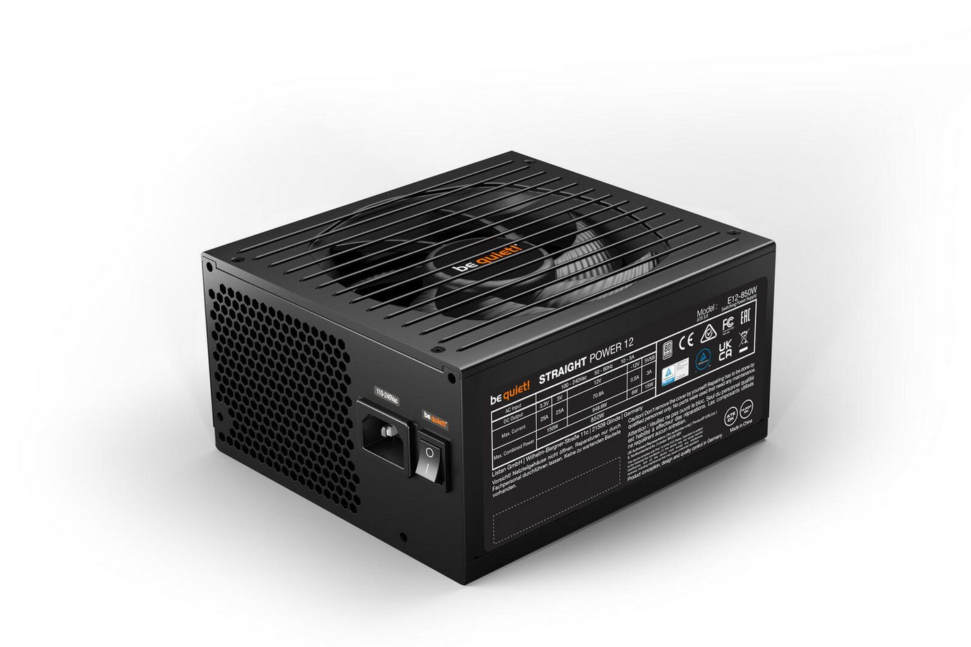 be quiet! be quiet - Straight Power 12 - 850W PC-Netzteil be quiet! be quiet - Straight Power 12 - 850W PC-Netzteil von be quiet!