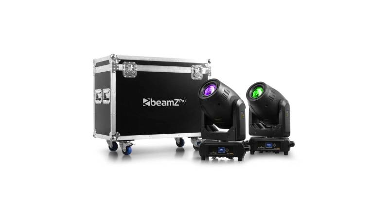 beamZ Pro IGNITE300 LED BSW Moving Head 2pcs in Flightcase von beamZ Pro