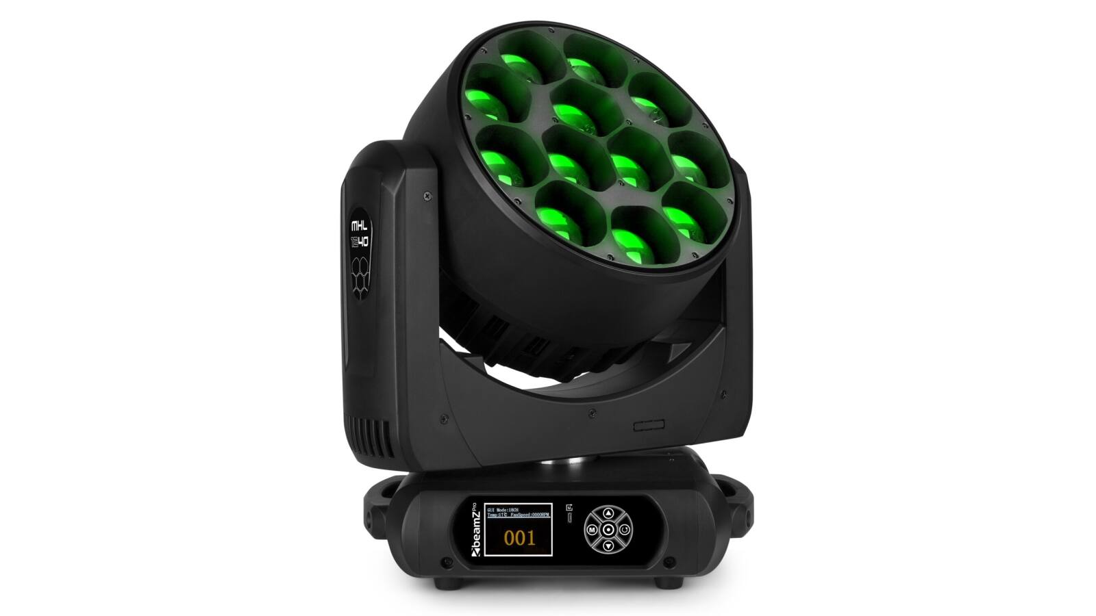beamZ Pro MHL1240 LED Wash Moving Head with Zoom beamZ Pro MHL1240 LED Wash Moving Head with Zoom von beamZ Pro