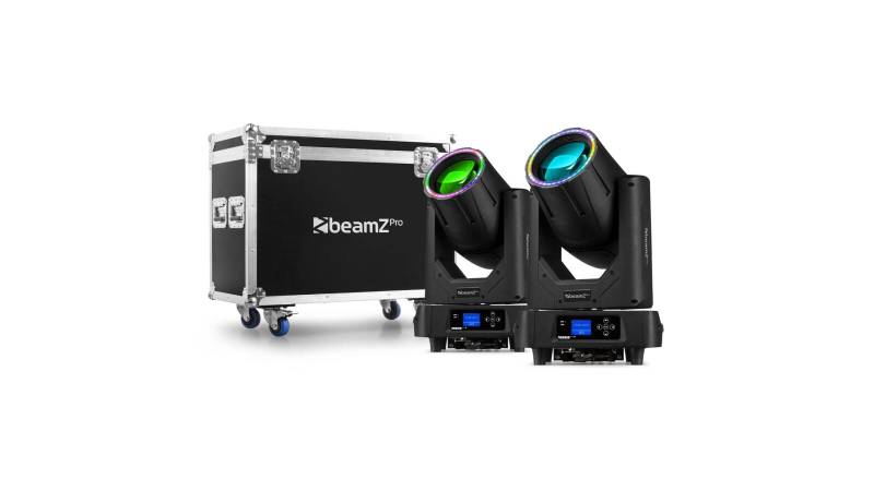 beamZ Pro Nereid380B Outdoor Moving Head Beam 2pcs in Flightcase von beamZ Pro