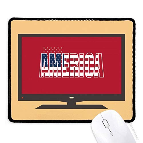 beatChong Amerika USA Land Flag Name Computer Mouse Pad Anti-Rutsch-Gummi Mousepad Spiel Büro von beatChong