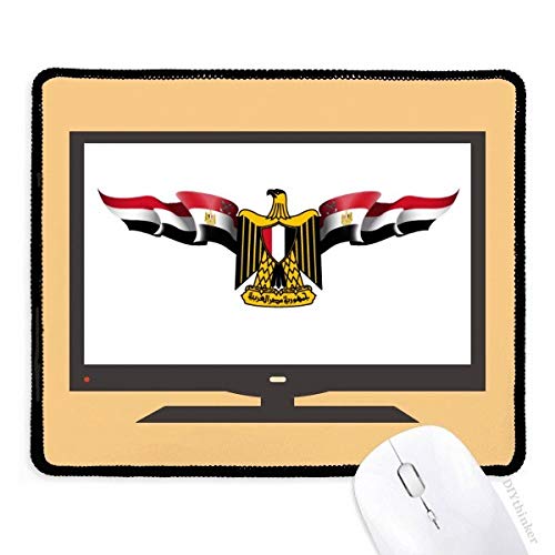 beatChong Arabische Ägypten-Flagge National Emblem Computer Mouse Pad Anti-Rutsch-Gummi Mousepad Spiel Büro von beatChong