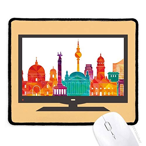 beatChong Deutschland Wahrzeichen der Stadt Set Computer Mouse Pad Anti-Rutsch-Gummi Mousepad Spiel Büro von beatChong