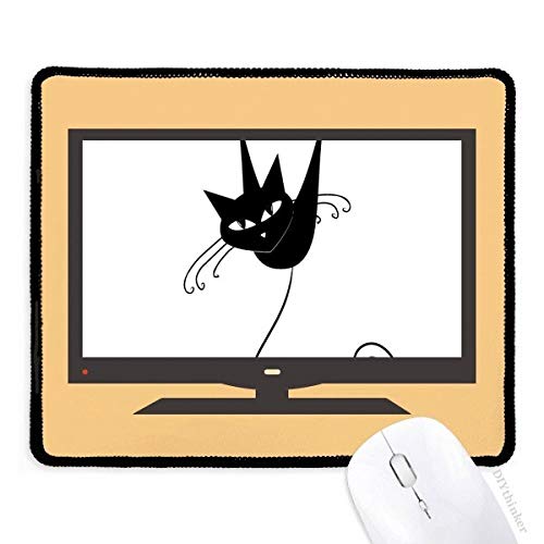 beatChong Erklimmen Schienen Schwarze Katze Halloween Tier Computer Mouse Pad Anti-Rutsch-Gummi Mousepad Spiel Büro von beatChong