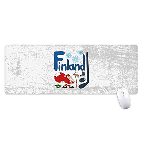 beatChong Finnland nationalen Symbol Zeichen Muster Griffige Mousepad Große Erweiterte Spiel Büro titched Kanten Computer-Mat Geschenk von beatChong