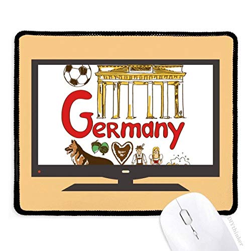 beatChong Germary nationalen Symbol Zeichen Computer Mouse Pad Anti-Rutsch-Gummi Mousepad Spiel Büro von beatChong