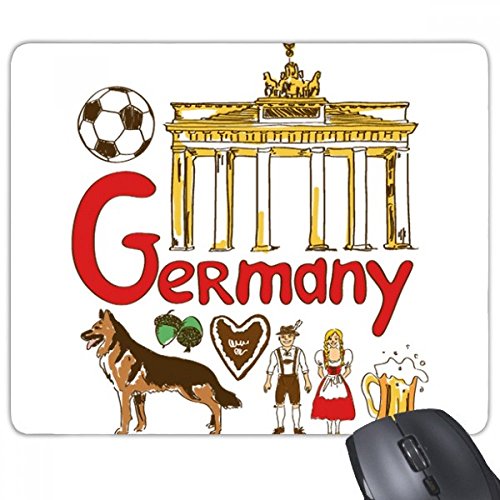 beatChong Germary nationalen Symbol Zeichen Griffige Gummi Mousepad Spiel Büro Mauspad Geschenk von beatChong