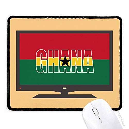 beatChong Ghana Land Flag Name Computer Mouse Pad Anti-Rutsch-Gummi Mousepad Spiel Büro von beatChong