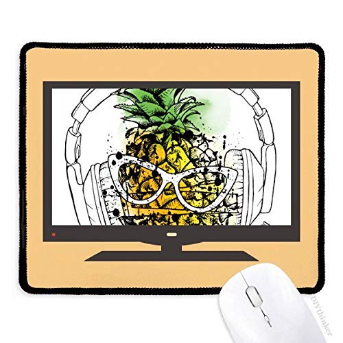 beatChong Headset Ananas Sonnenbrille Obst Computer Mouse Pad Anti-Rutsch-Gummi Mousepad Spiel Büro von beatChong