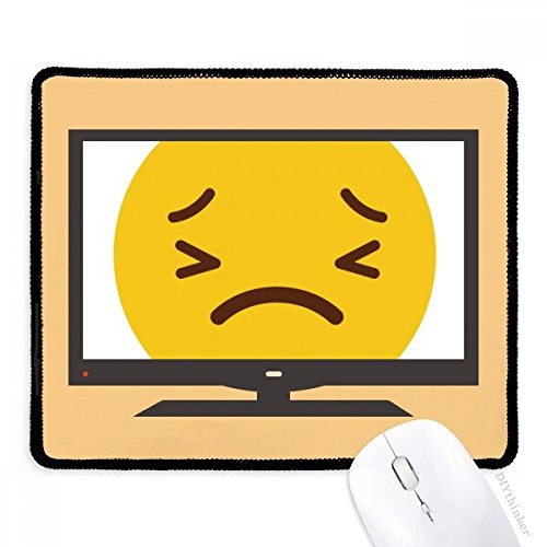 beatChong Horrible Gelb Netter Online Chat Computer-Maus-Pad Anti-Rutsch-Gummi Mousepad Spiel Büro von beatChong