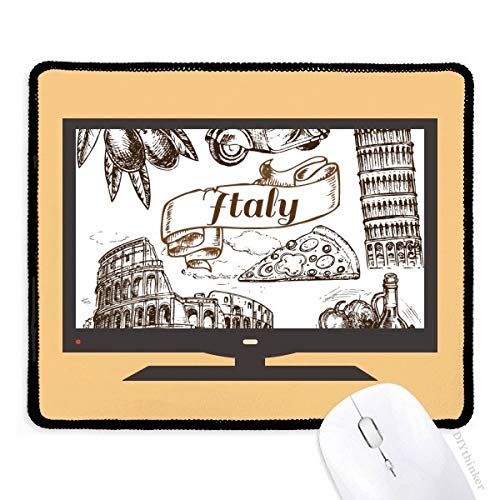 beatChong Italien berühmte Landschaft Reise Orte Muster Computer Mouse Pad Anti-Rutsch-Gummi Mousepad Spiel Büro von beatChong