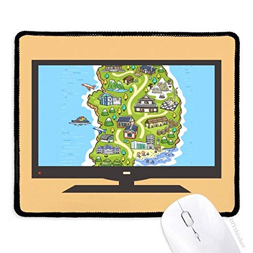 beatChong Karte Sehenswürdigkeiten in Korea Computer Mouse Pad Anti-Rutsch-Gummi Mousepad Spiel Büro zeigt von beatChong