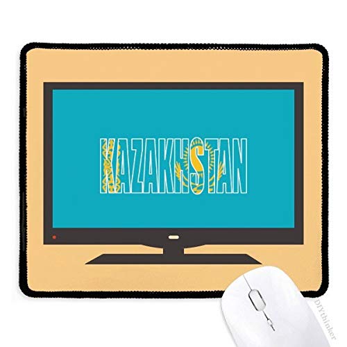 beatChong Kasachstan Land Flag Name Computer Mouse Pad Anti-Rutsch-Gummi Mousepad Spiel Büro von beatChong