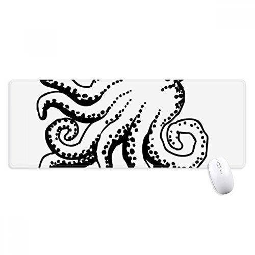 beatChong Marine Life Octopus Cartoon Illustration Griffige Mousepad Große Erweiterte Spiel Büro titched Kanten Computer-Mat Geschenk von beatChong