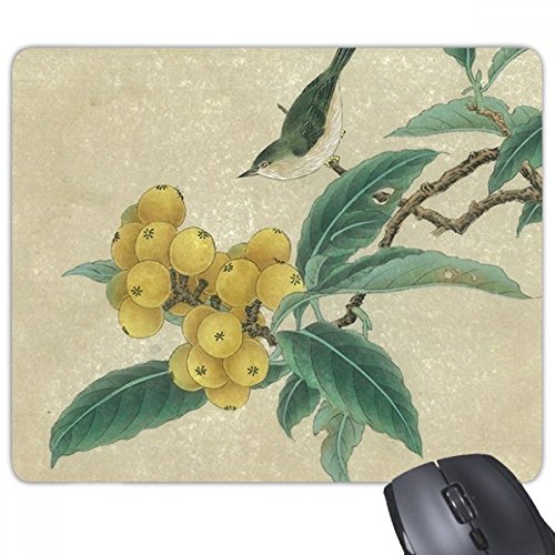 beatChong Mispel gestickte Feder Abbildung Chinesische Malerei Griffige Gummi Mousepad Spiel Büro Mauspad Geschenk von beatChong