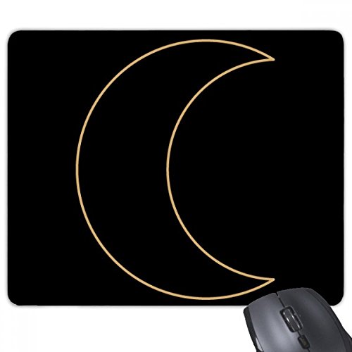 beatChong Mond-Symbol-Totem-Muster-Form Rechteck Griffige Gummi Mousepad Spiel Mauspad Geschenk von beatChong