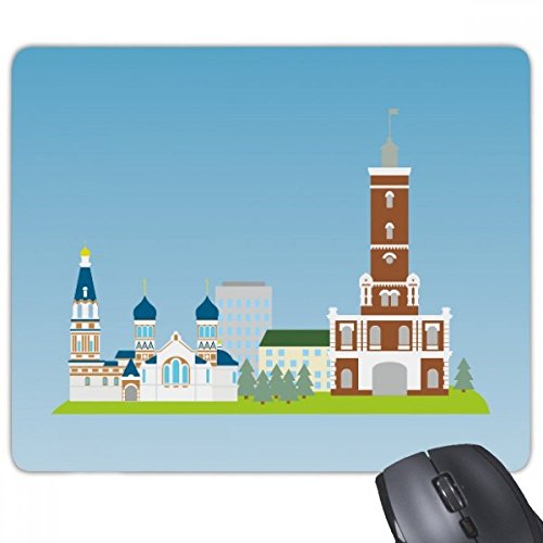 beatChong Omsk Russland Nationales Symbol Muster Anti-Rutsch-Gummi Mousepad Spiel Büro Mauspad Geschenk von beatChong