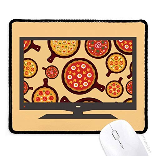 beatChong Pizza Italien Tomato Foods Peppers Computer Mouse Pad Anti-Rutsch-Gummi Mousepad Spiel Büro von beatChong