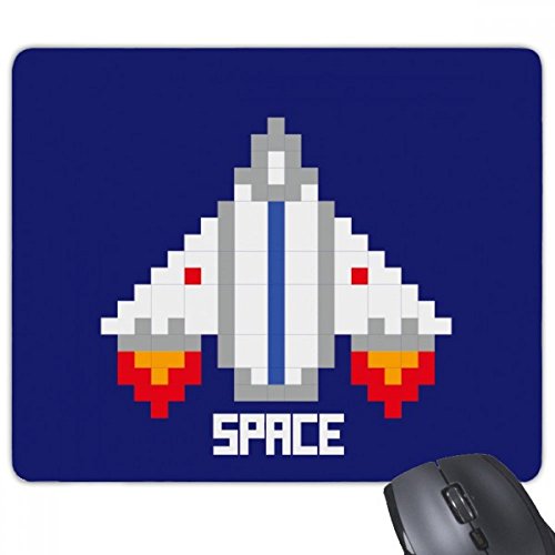 beatChong Space Ship Take Off Universe Pixel Rechteck Griffige Gummi Mousepad Spiel Mauspad Geschenk von beatChong