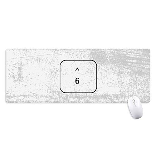 beatChong Tastatur-Symbol 6 Griffige Mousepad Große Erweiterte Spiel Büro titched Kanten Computer-Mat Geschenk von beatChong