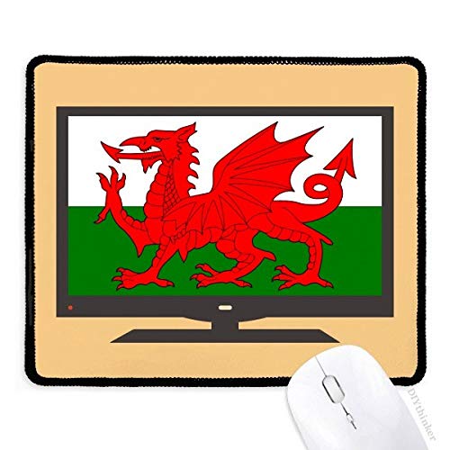 beatChong Wales Nationalflagge Europa Land Computer Mouse Pad Anti-Rutsch-Gummi Mousepad Spiel Büro von beatChong