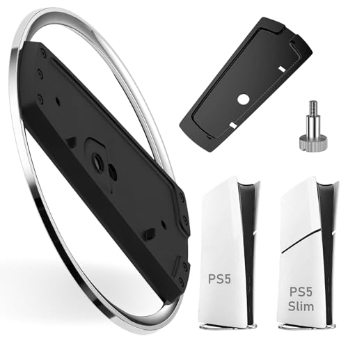 bechoanigel PS5 Slim Standfuß für PS5 Slim und PS5 Pro,PS5 Videospiele Standfuß Zubehör, für PS5/PS5 Pro Konsole Disc und Digital Edition Vertikal Standfuss(Schwarz) von bechoanigel