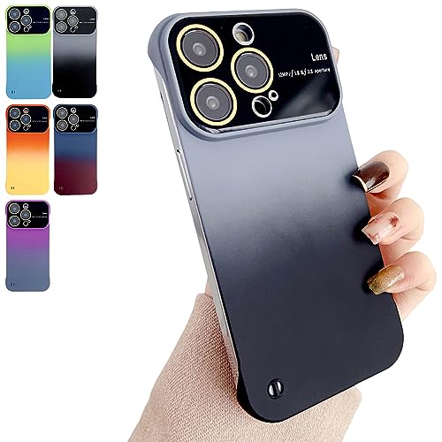 Frameless Large Window Gradient Case, Simpcase, with Lens Camera Protector, Nodicase Phone Case for iPhone 14/13/12 Pro Max (for iPhone14pro,# 5) von behound