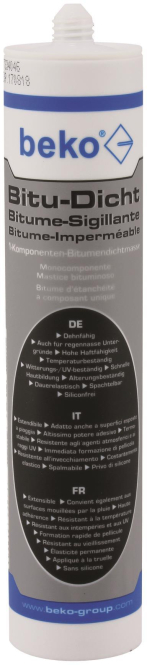 BEKO Bitumendichtmasse schwarz !!! Bitu-Dicht 310ml Kartusche 236310 von beko GmbH