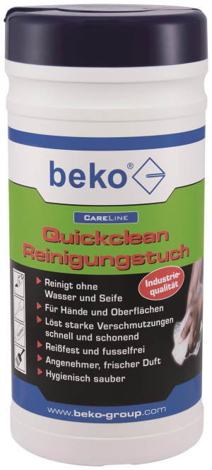 BEKO CareLine Quickclean 2993100 Reinigungstuch (100 Tücher pro Box) von beko GmbH