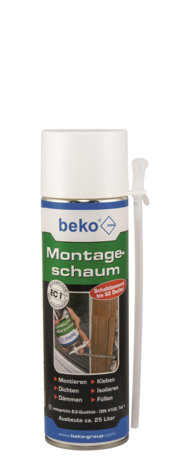 BEKO Montageschaum incl.Stößel 280500 !!! 500ml Dose von beko GmbH