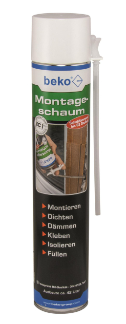 BEKO Montageschaum incl.Stößel 280752 !!! 750ml Dose von beko GmbH