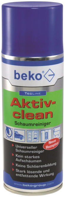 BEKO Schaumreiniger Activclean 2991400 !!! 400ml Spray-Dose TecLine von beko GmbH
