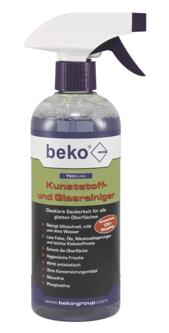 BEKO TecLine Kunststoff-und 299350500 Glasreiniger Sprühflasche 500 ml BEKO TecLine Kunststoff-und 299350500 Glasreiniger Sprühflasche 500 ml von beko GmbH